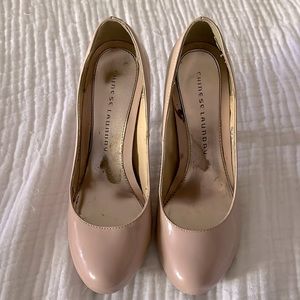 Chinese Laundry - Rose Nude Patent heels - Size 7.5